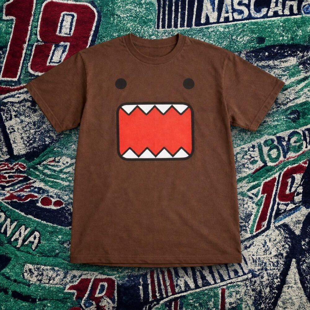 Domo Face Graphic Tee Brown Unisex